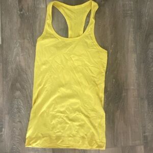 LULULEMON SWIFTLY TANK TOP- yellow